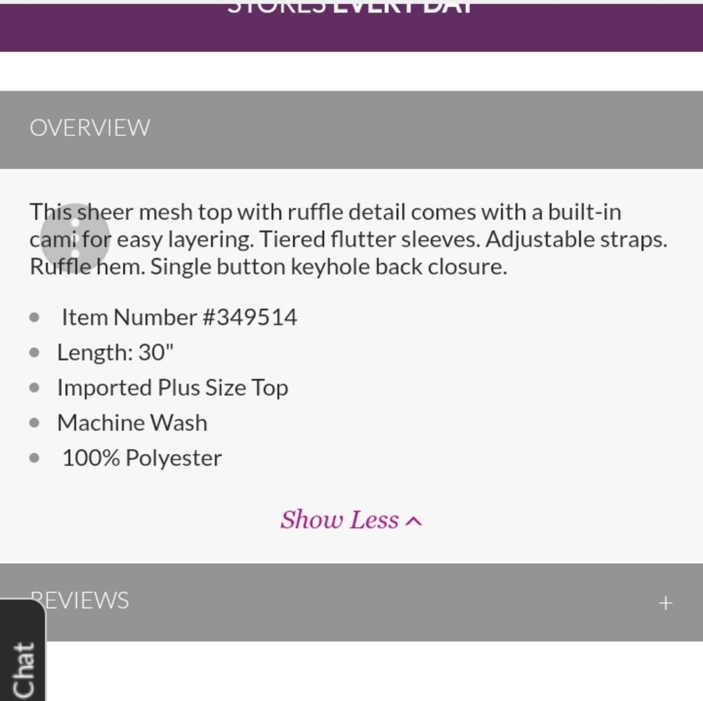 🆕️ Lane Bryant Ruffle Top - Picture 7 of 8